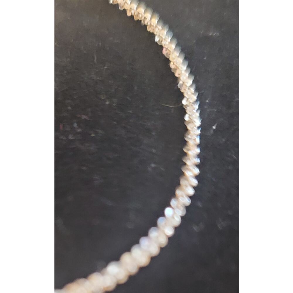 New 925 Italy Diamond Cut Rope Anklet